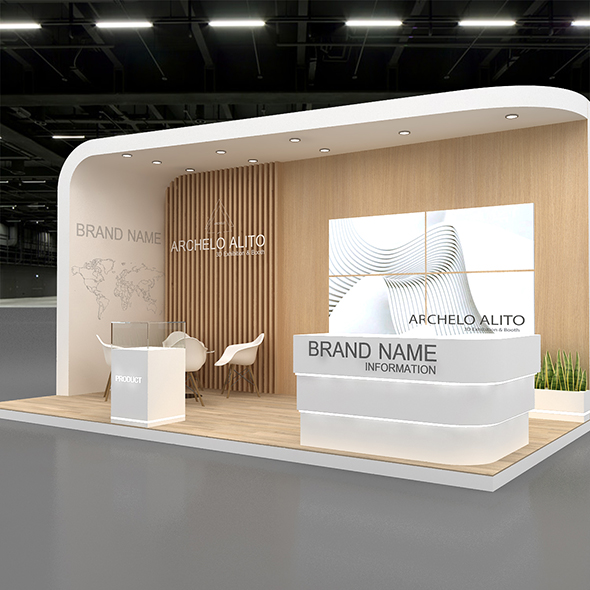 Exhibition Stall 3d Model