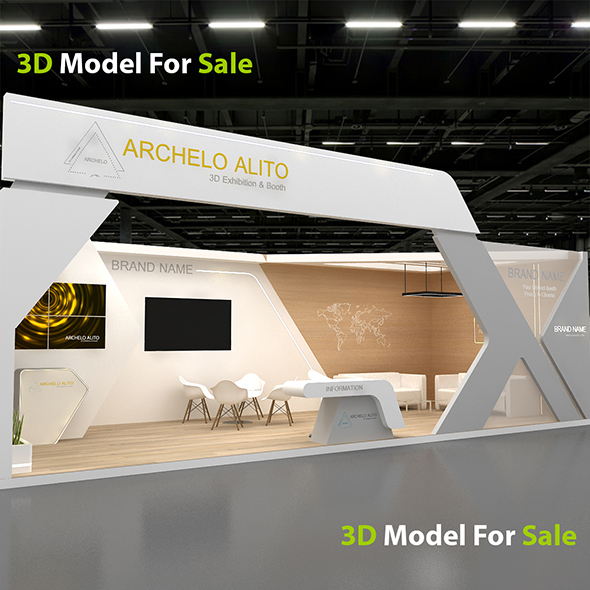 Exhibition Stand 3d Model