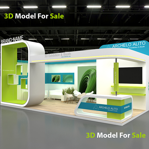 Exhibition Stand 3d Model