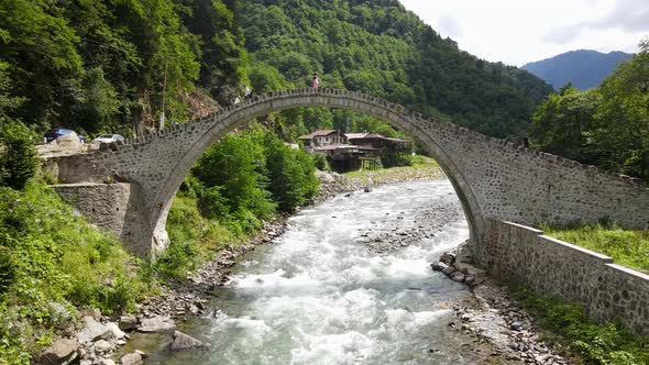 Historical Stone Arch Bridge