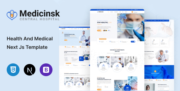 Medicinsk – Health And Medical Next Js Template