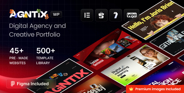 Agntix - Digital Agency & Creative Portfolio WordPress Theme
