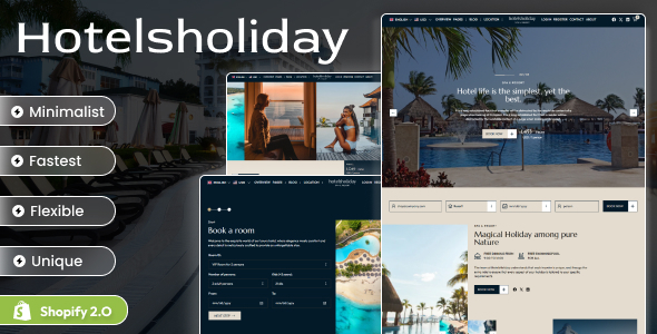 Hotels Holiday - Shopify 2.0 Luxury Hotel Theme