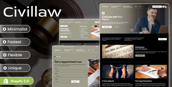 Civil Law - Lawyer Shopify 2.0 Theme