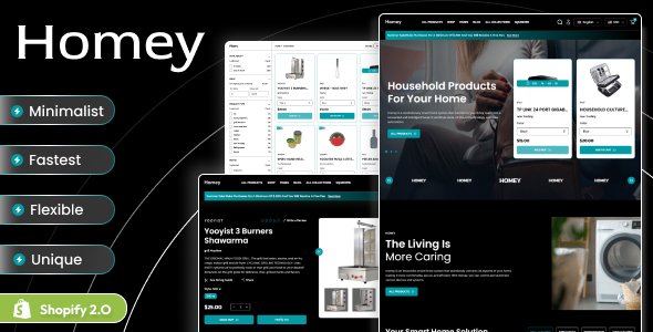 Homey - Kitchen Tools Responsive Shopify 2.0 Store