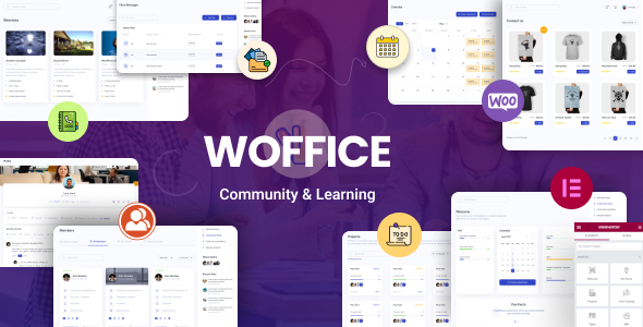 Woffice - Intranet, Extranet & Project Management WordPress Theme