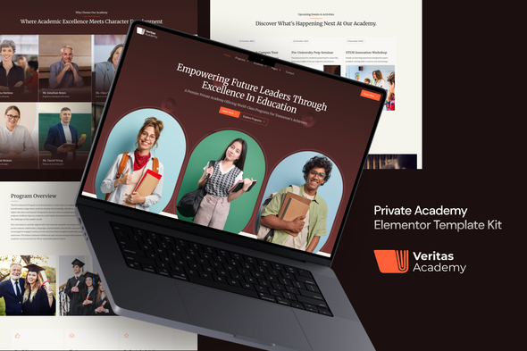 Veritas - Private Academy Elementor Template Kit