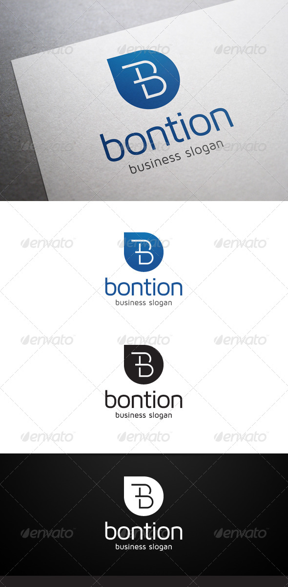 Bontion B Letter Logo
