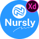 Nursly – Caregivers Services Mobile App Adobe XD UI Kits - ThemeForest Item for Sale