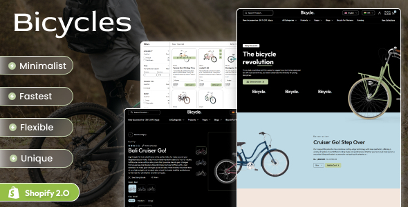 Bicycles - Bike & Kids Toys Shopify 2.0 Theme