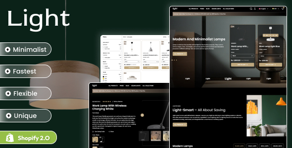 Light - Interior Decor & Lamps Shop Shopify Theme