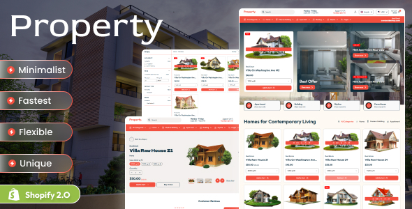 Property - Apartment Complex Shopify 2.0 Store