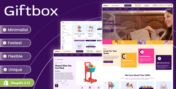 Giftbox - Personalized Gifts Responsive Shopify 2.0 Theme