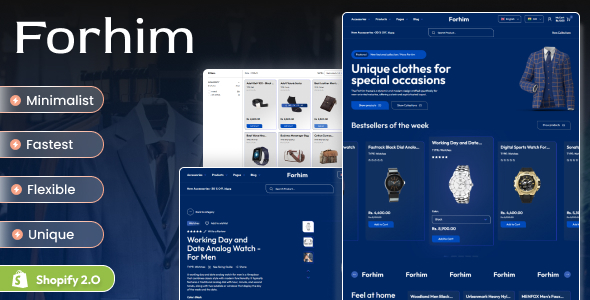 Forhim - Smart and Fashionable eCommerce Shopify OS 2.0