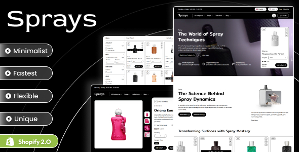 Sprays - Fragrances & Perfumes Premium Shopify OS 2.0