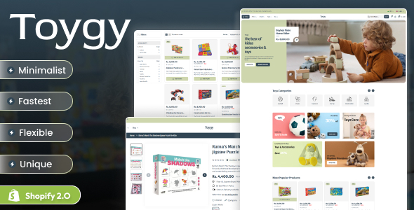 Toygy - Kids Toys & Baby Fashion Shopify 2.0 Theme