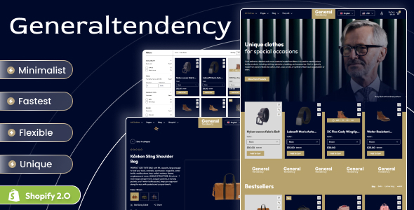 General Tendency - Trending Men Fashion Shopify 2.0 Theme