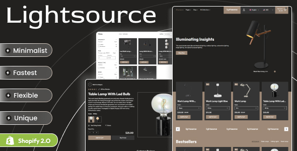 Light Source - Interior Lights Responsive Shopify OS 2.0