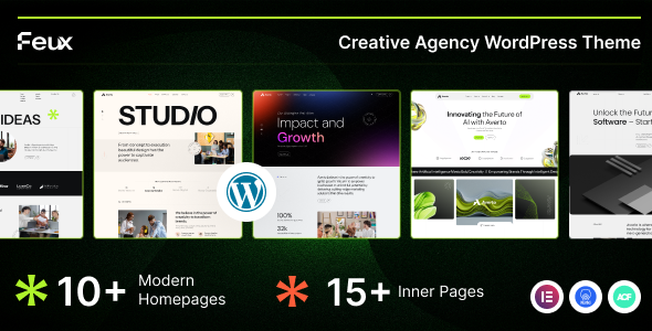 Feux - Creative Digital Agency WordPress Theme
