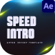 Speed Intro - VideoHive Item for Sale
