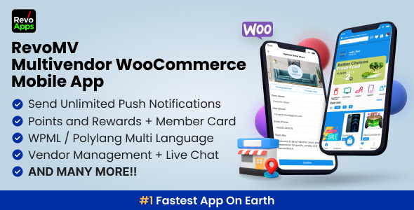 RevoMV - Multivendor WCFM / Marketplace Flutter Android iOS App - Like Flipkart, Amazon, Shopee