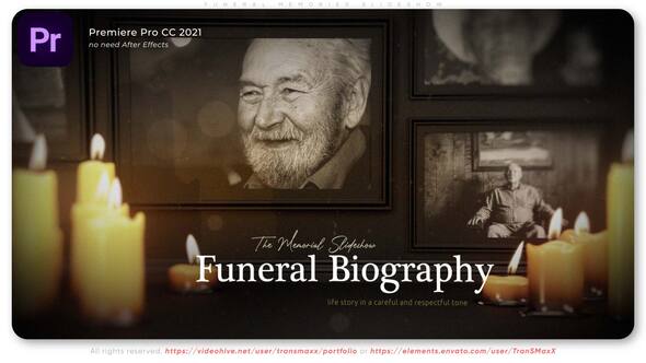 Funeral Memories - Adobe Premiere Slideshow
