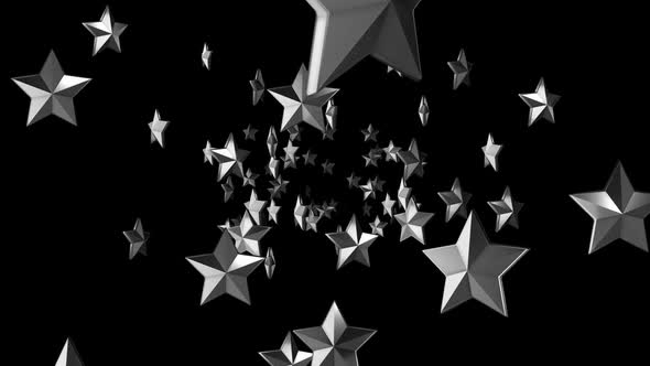 Through 3D Star Icons