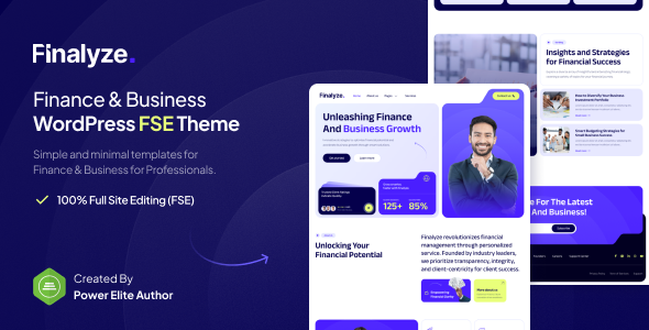 Finalyze – Finance & Business Gutenverse FSE WordPress Theme