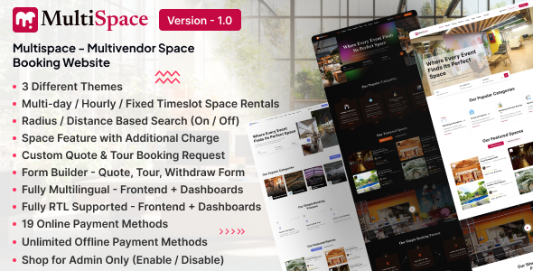 MultiSpace – Multipurpose Space Booking / R...Image