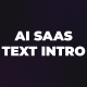AI SaaS Text Intro | MOGRT - VideoHive Item for Sale