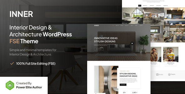 Inner – Interior Design & Architecture Gutenverse FSE WordPress Theme