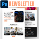 Finance Solution Email Newsletter PSD Template - GraphicRiver Item for Sale