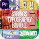 Strings Typography Bundle - Adobe Premiere Pro Collection - VideoHive Item for Sale