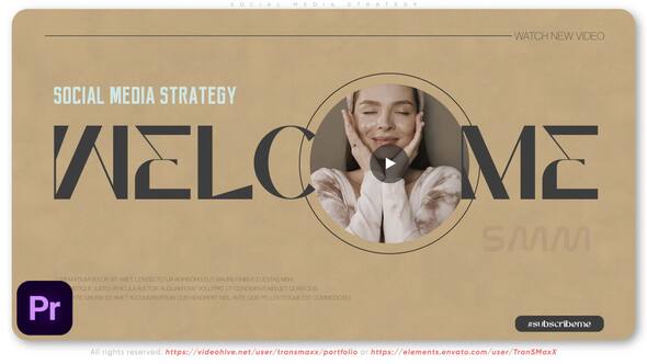 Social Media Strategy - Adobe Premiere Presentation