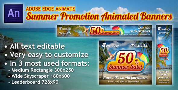 Summer Promotion Animated Banner