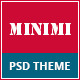 Minimi - Flat Minimalist One Page Portfolio - ThemeForest Item for Sale
