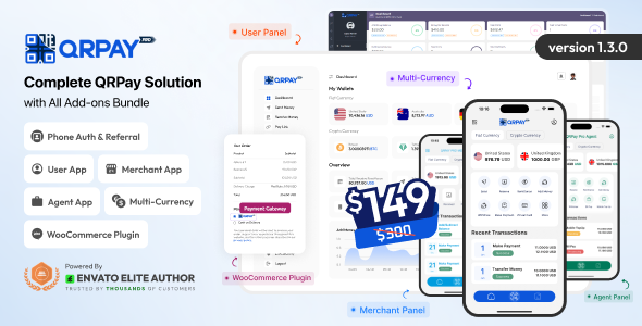 QRPay Pro - Complete QRPay Solution with All Add-ons Bundle