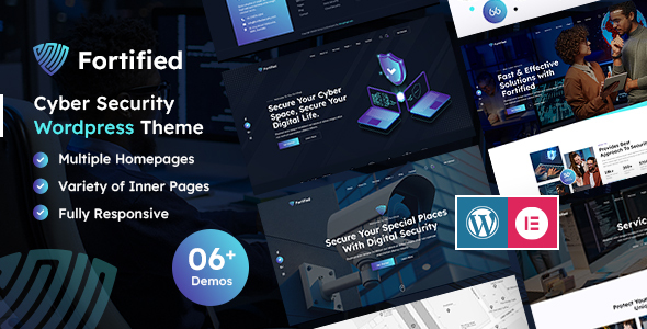 Fortified | IT & Cyber Security WordPress Theme