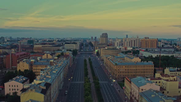  Aerial View of St Petersburg 