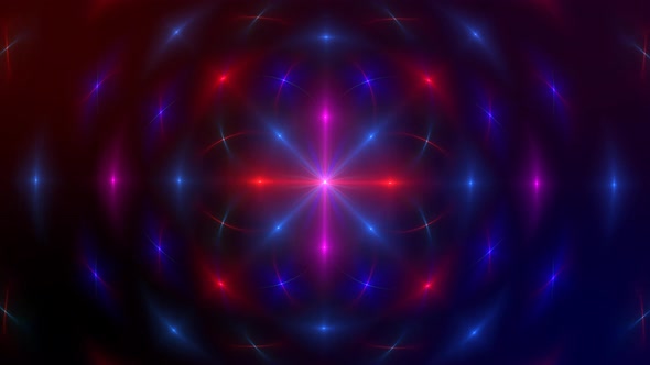 Star Particle Glowing Hypnotic Animated Background