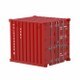 8ft Shipping Container Red - 3DOcean Item for Sale