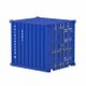 8ft Shipping Container Blue - 3DOcean Item for Sale