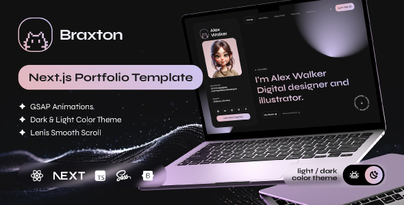 Braxton - Personal Portfolio & Resume NextJs Template