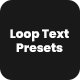 Looping Text Animations MOGRT - VideoHive Item for Sale