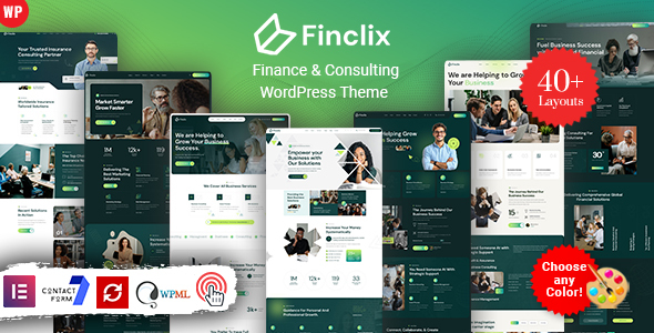 Finclix - Finance Consulting WordPress
