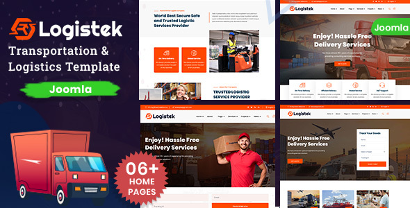 Logistek - Logistics Transportation Joomla 6 Template
