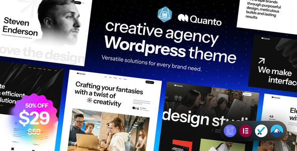 Quanto - Creative Agency WordPress Theme