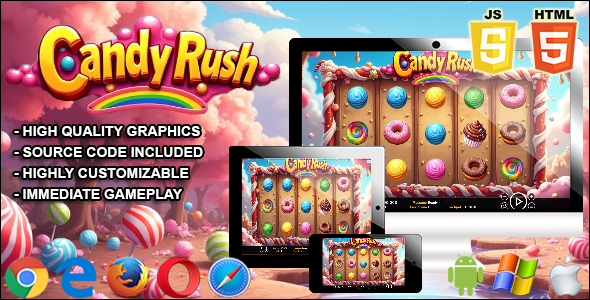 Candy Rush - HTML5 Slot Machine