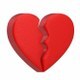 Broken Heart Emoji - 3DOcean Item for Sale