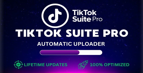 TikTok Suite Pro - Automatic Uploader for Windows